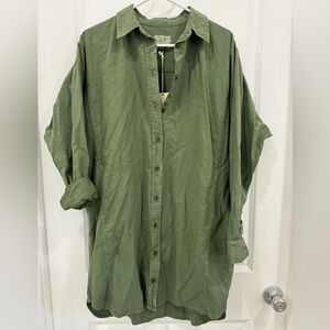 Long Sleeve Mini Shirtdress